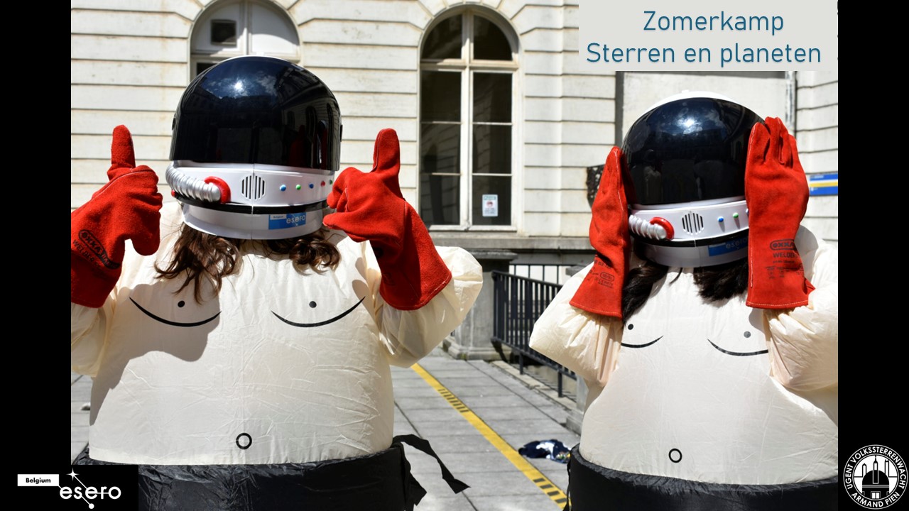 Te weten komen hoe een astronautentraining eruitziet? Dat en nog veel meer ontdek je in dit zomerkamp!