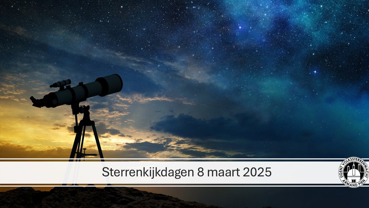 Op de tweede dag van de sterrenkijkdagen kan je bij ons terecht vanaf 20u!