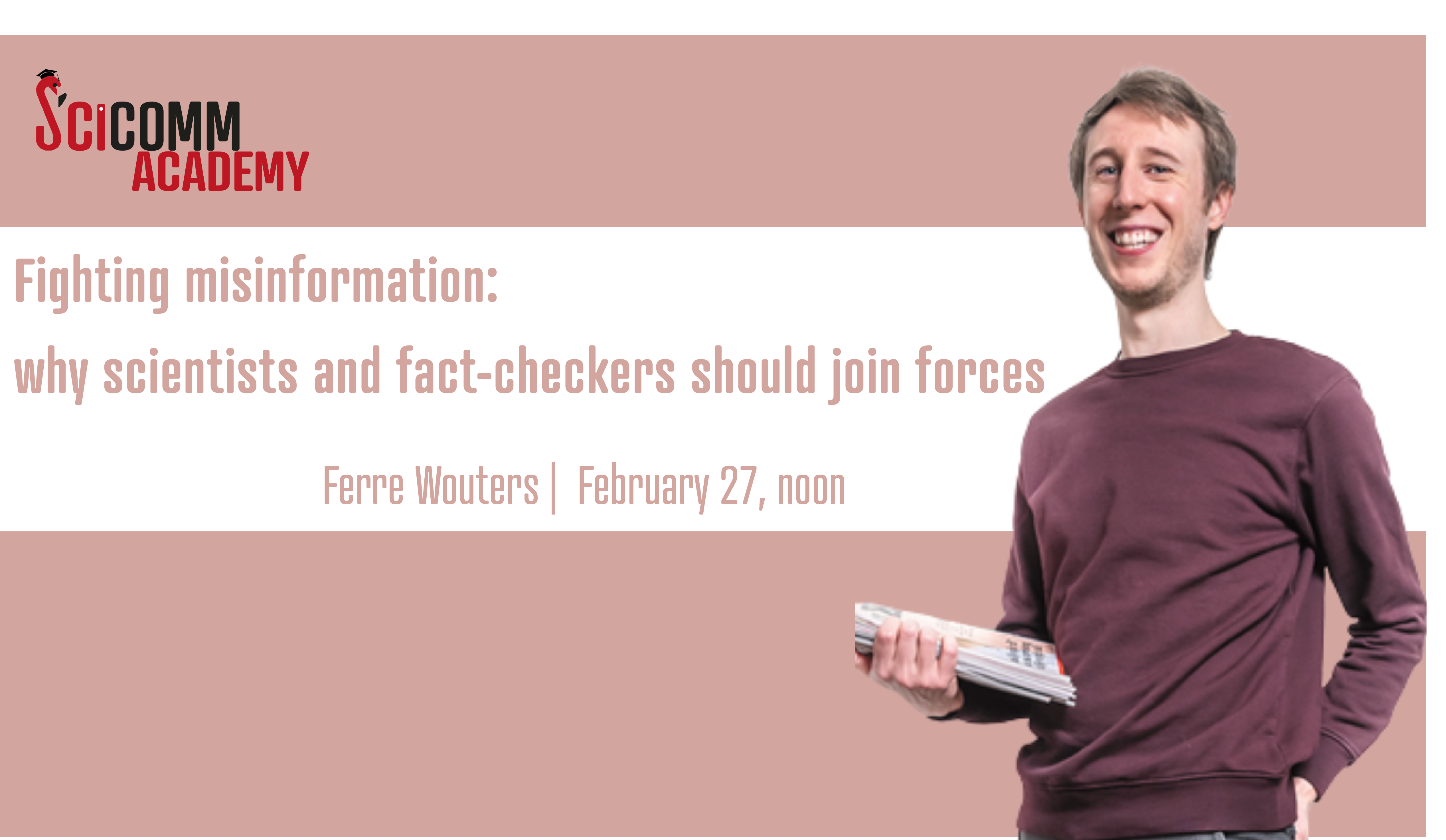 Online webinar: Fighting misinformation: why scientists and fact-checkers should join forces