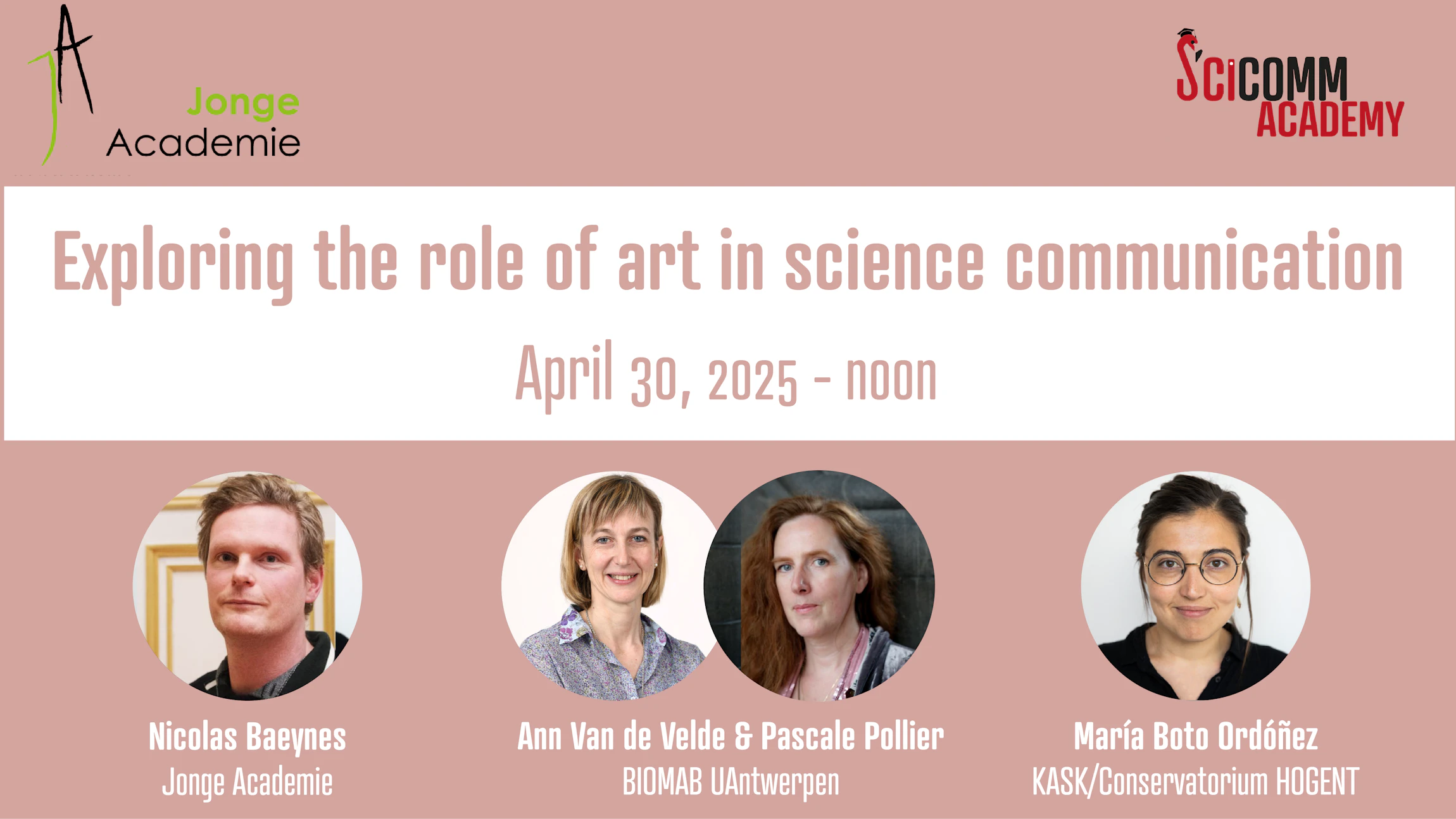 SciComm Academy Lunch talk: exploring the role of art in science communication