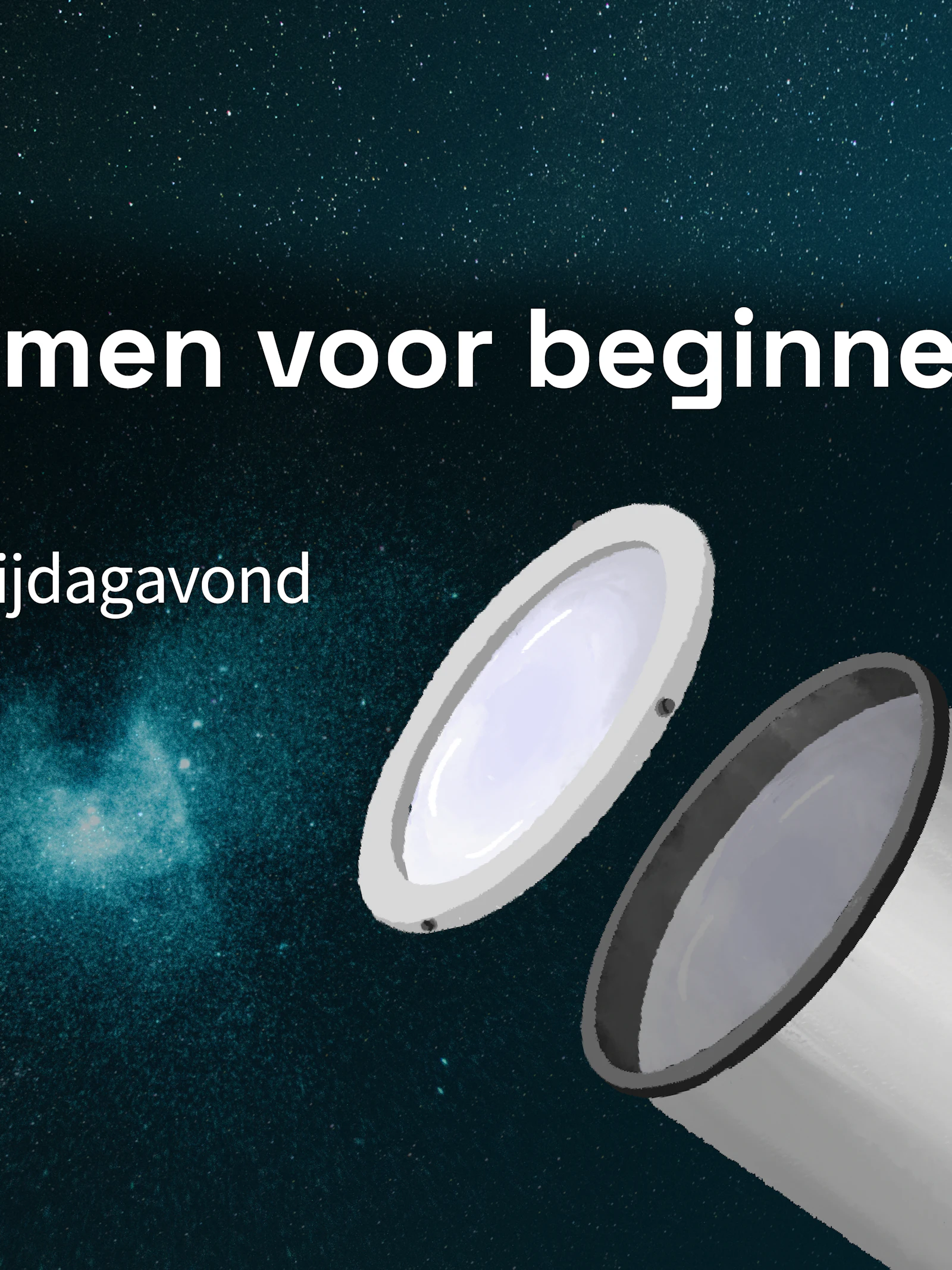 Waarnemen voor beginners 2025-2026