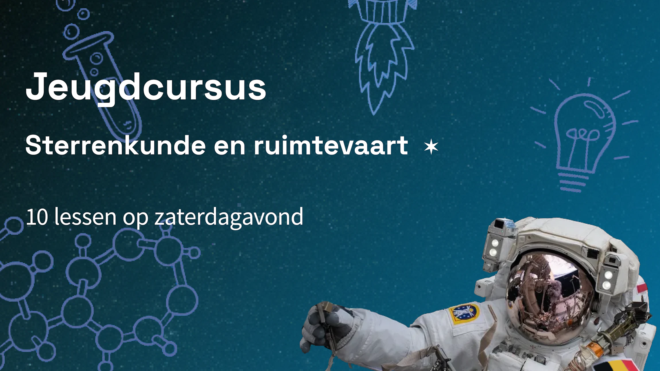 Jeugdcursus sterrenkunde en ruimtevaart 2025-2026