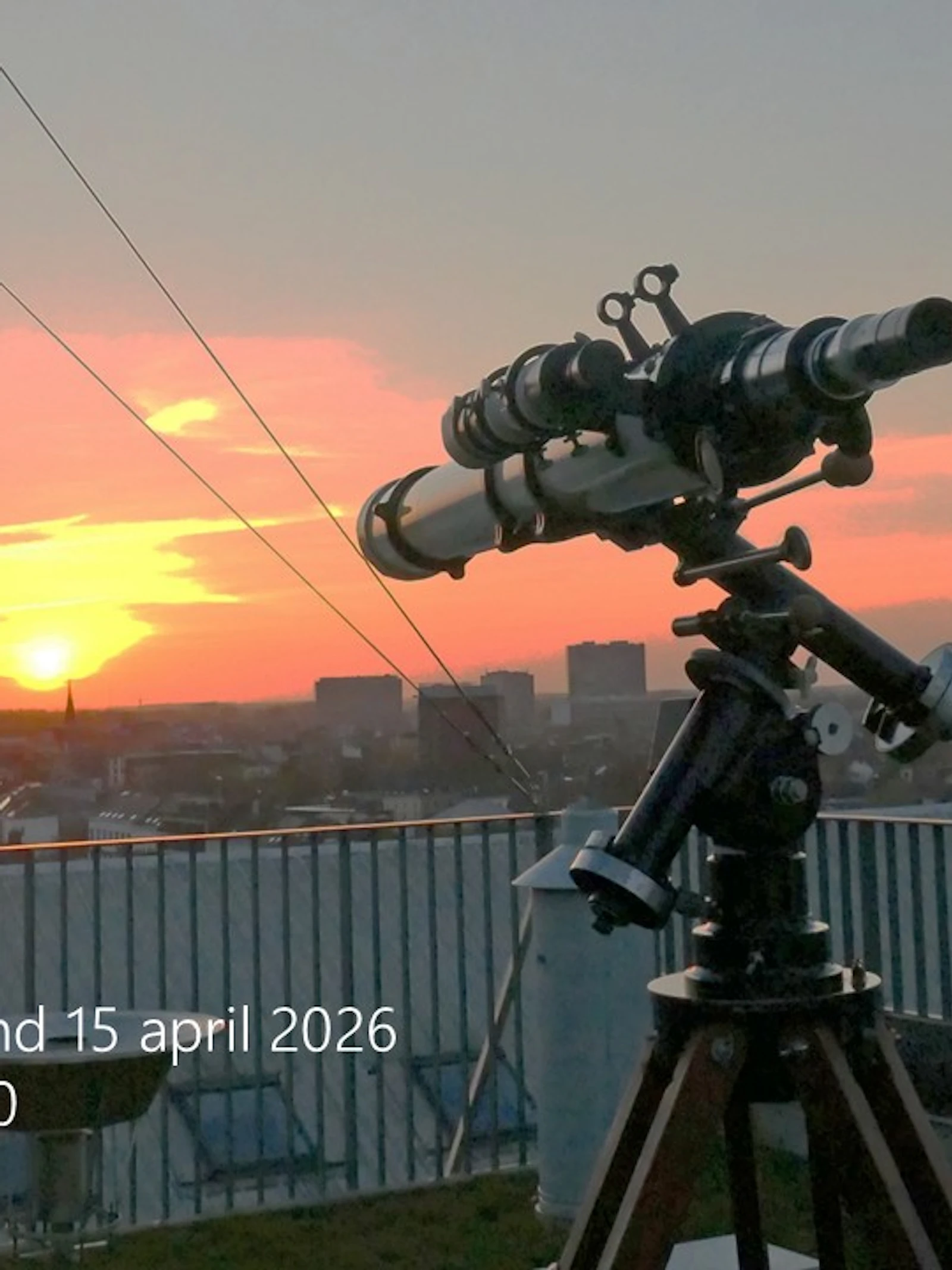Op onze gezinsavond kan je de Zon, Venus èn Jupiter bewonderen!