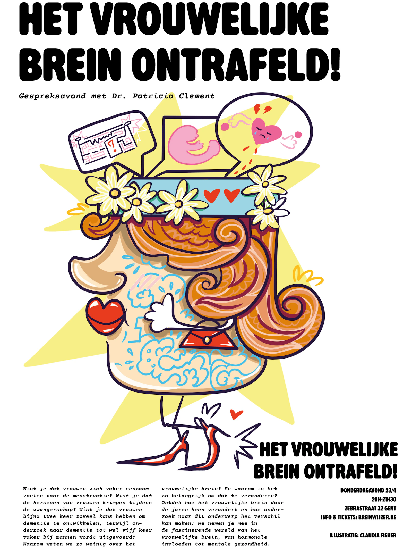 Het vrouwelijke brein ontrafeld! Dr. Patricia Clement (UGent)
