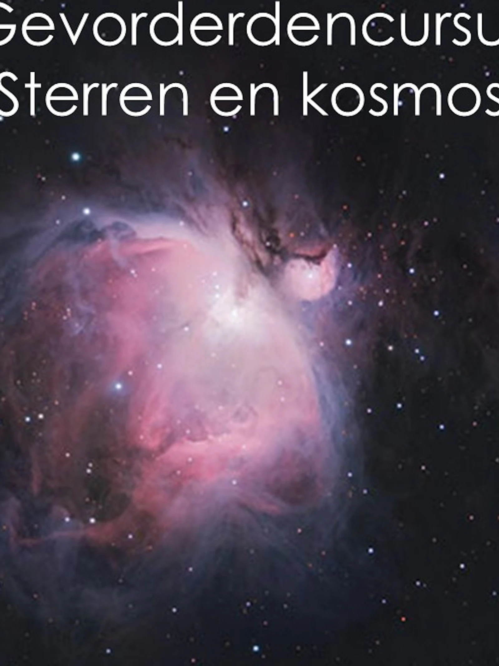 Ronny Martens neemt je in tien lessen mee naar de verste uithoeken van de kosmos!