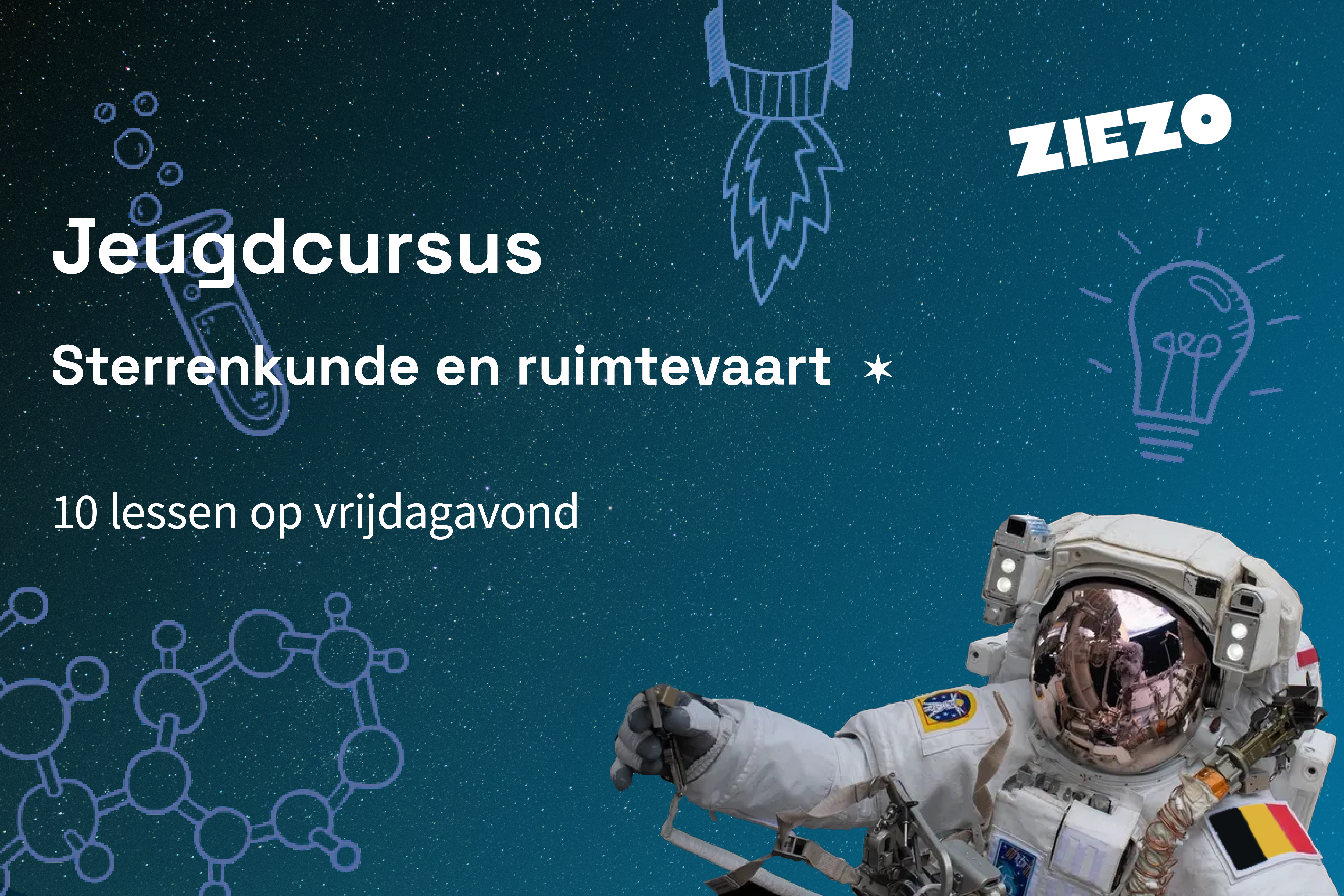 Jeugdcursus sterrenkunde en ruimtevaart 2026-2027
