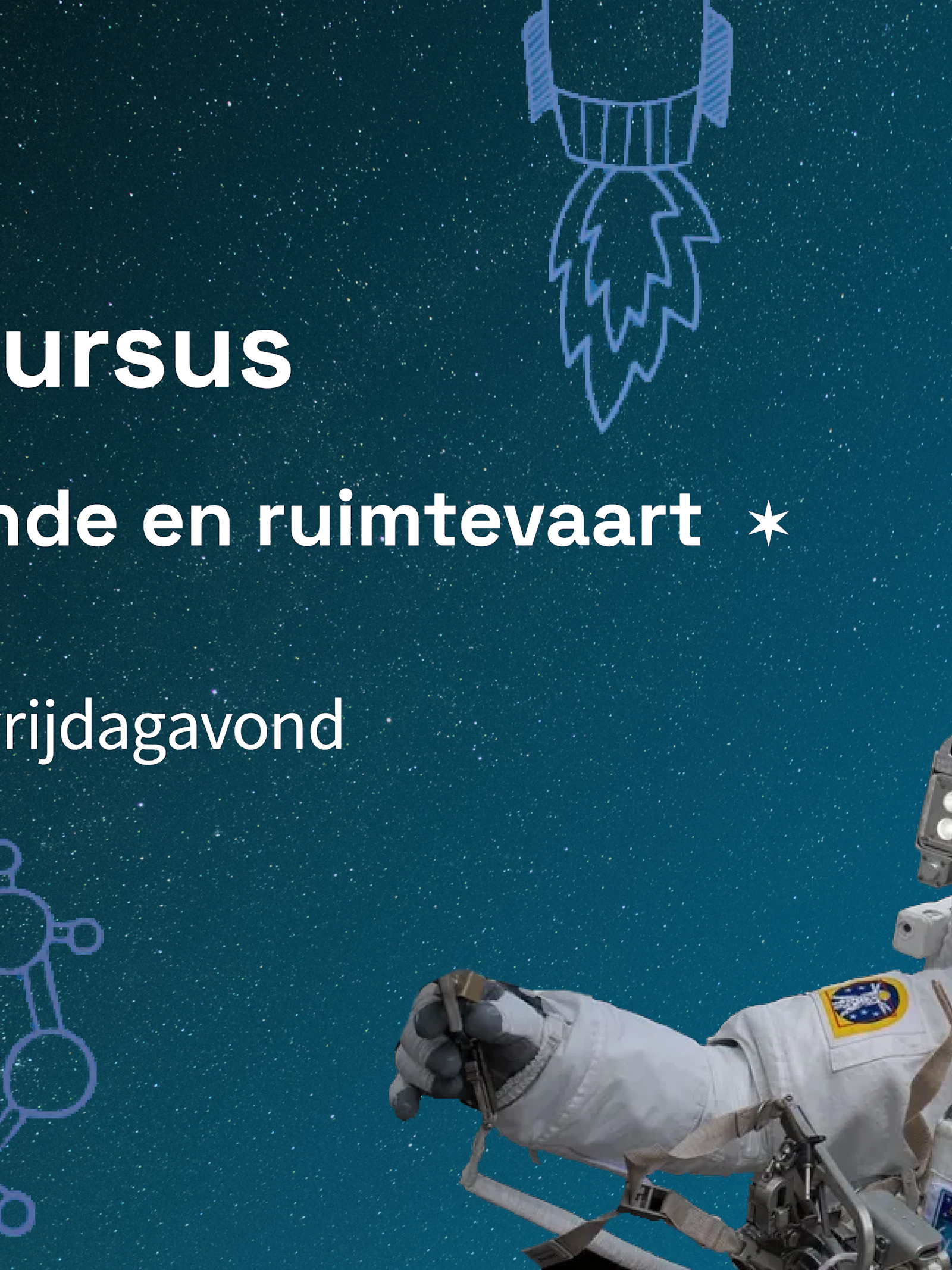 Jeugdcursus sterrenkunde en ruimtevaart 2026-2027