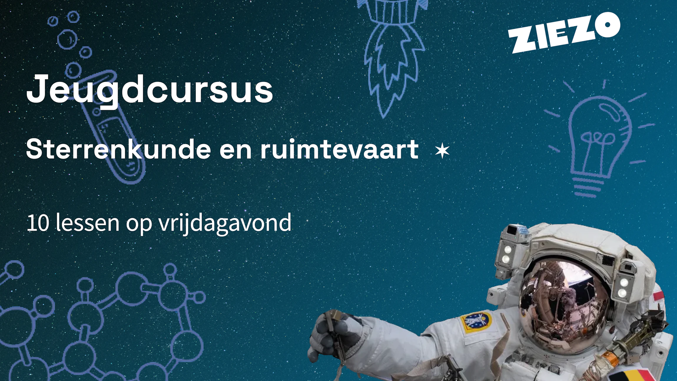 Jeugdcursus sterrenkunde en ruimtevaart 2026-2027