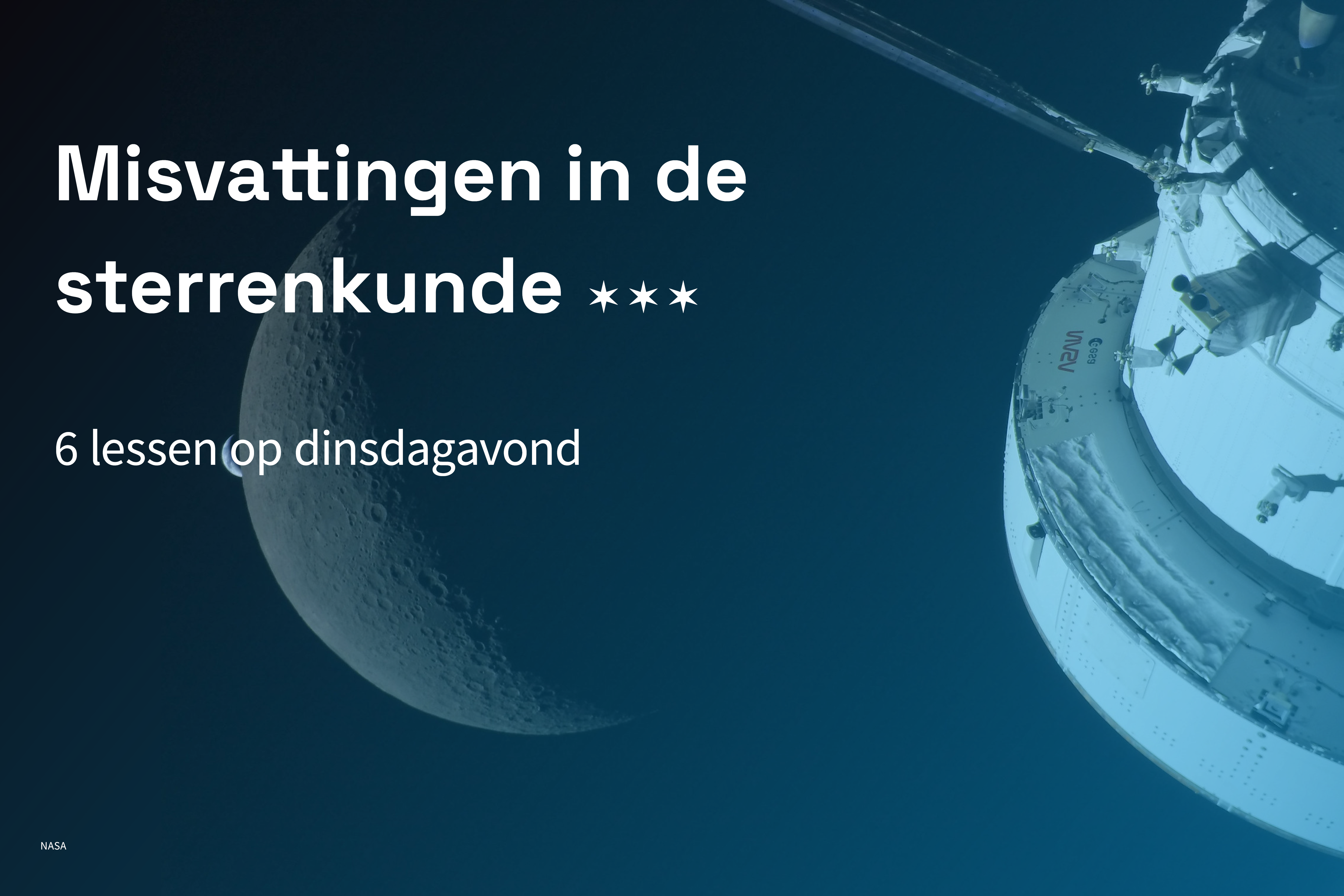 Misvattingen in de sterrenkunde 2026-2027