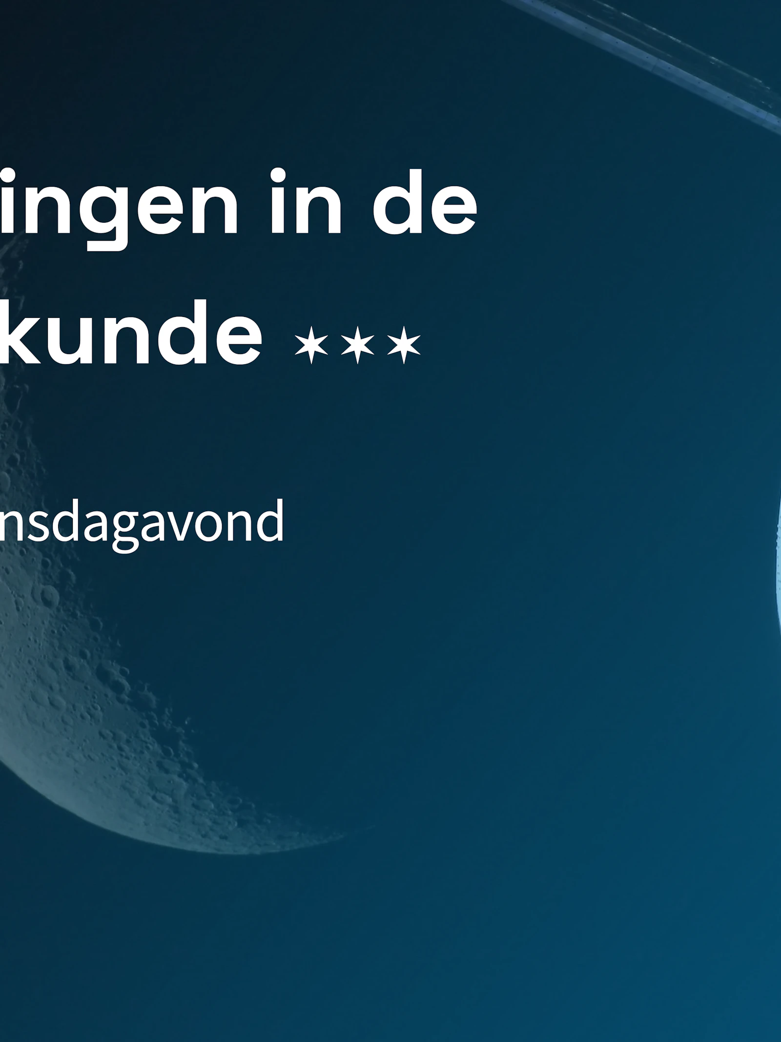 Misvattingen in de sterrenkunde 2026-2027