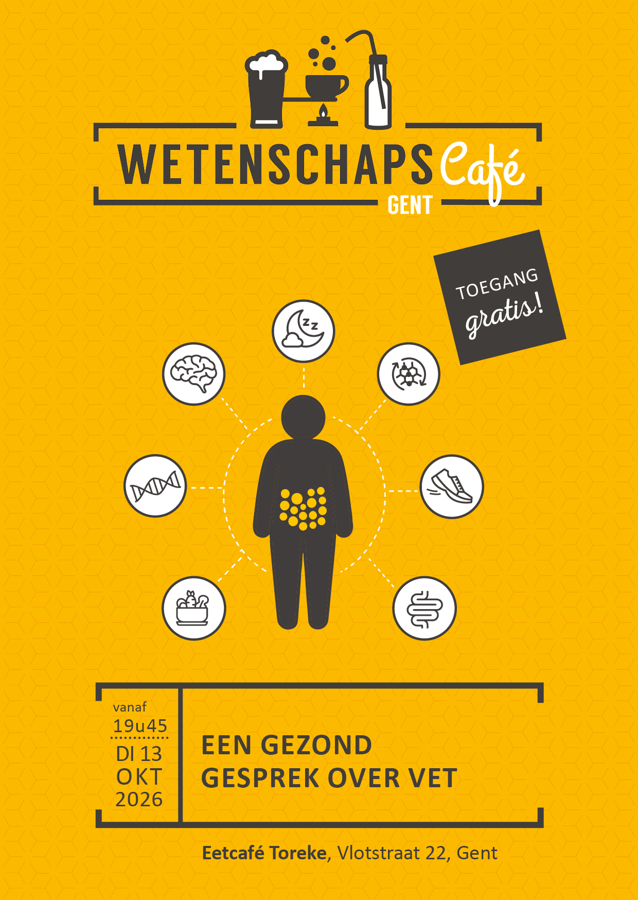Wetenschapscafé 'Een gezond gesprek over vet'