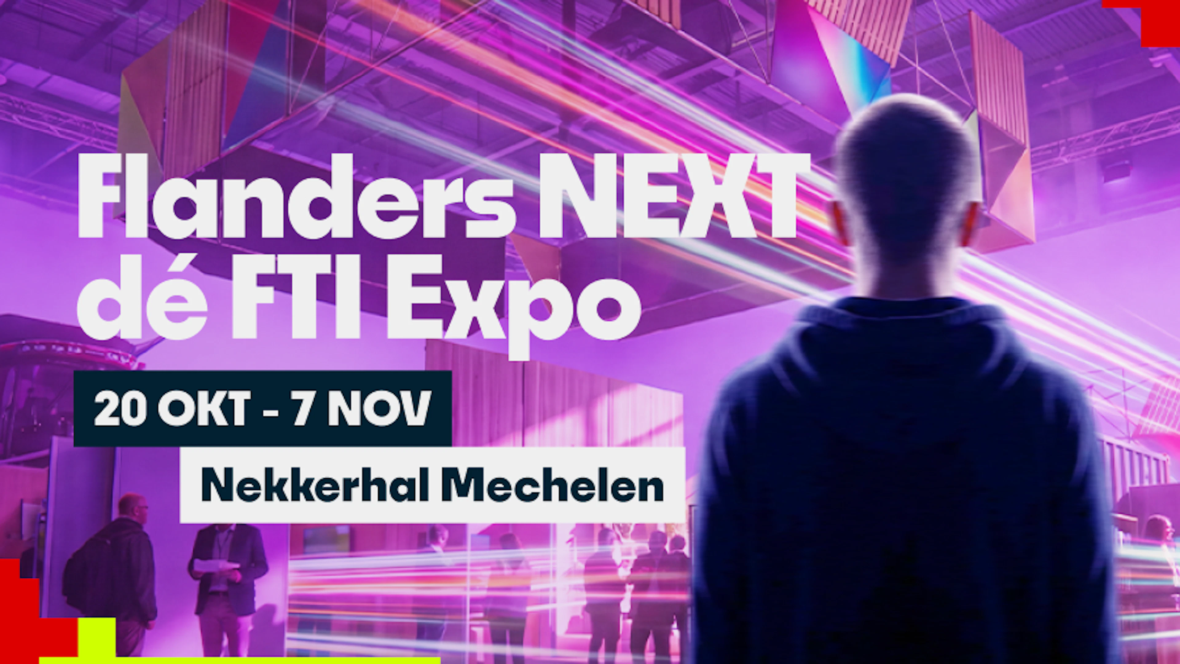 advertentie voor FTI expo van 20 oktober tot 7 november in Nekkerhal Mechelen.