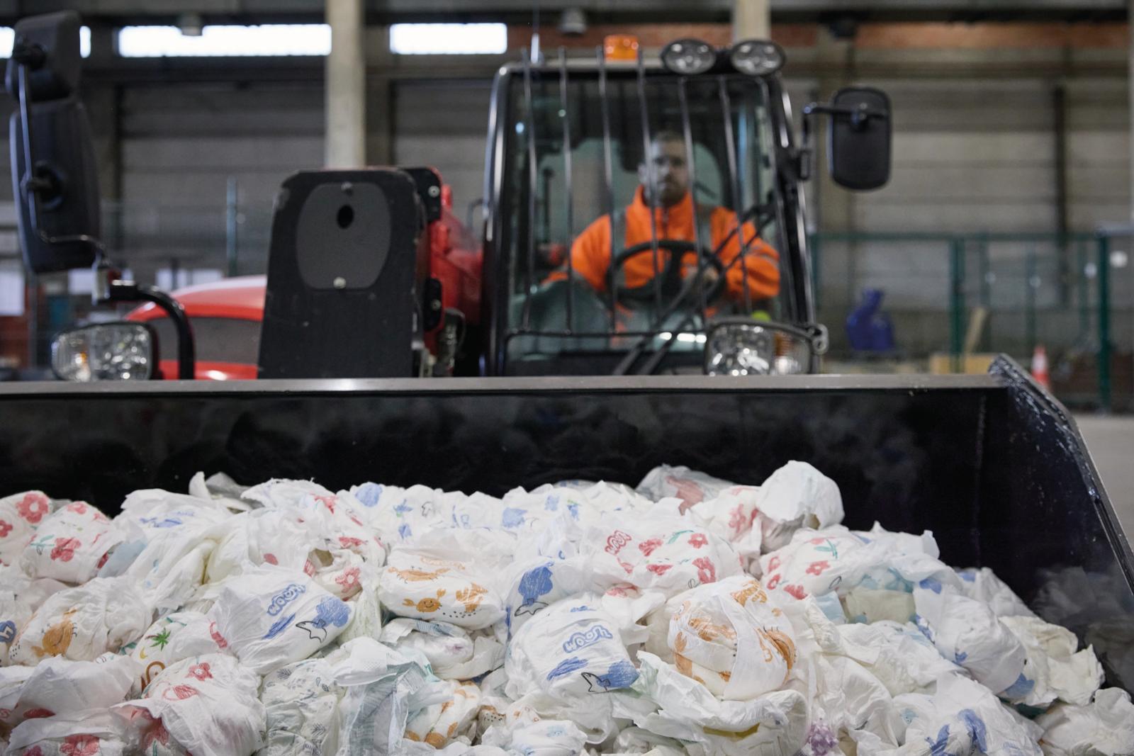 Waar blijven die gerecycleerde luiers?