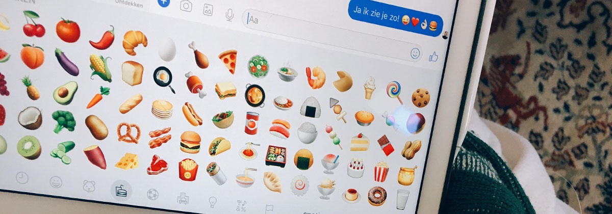 Vertel het met emojis