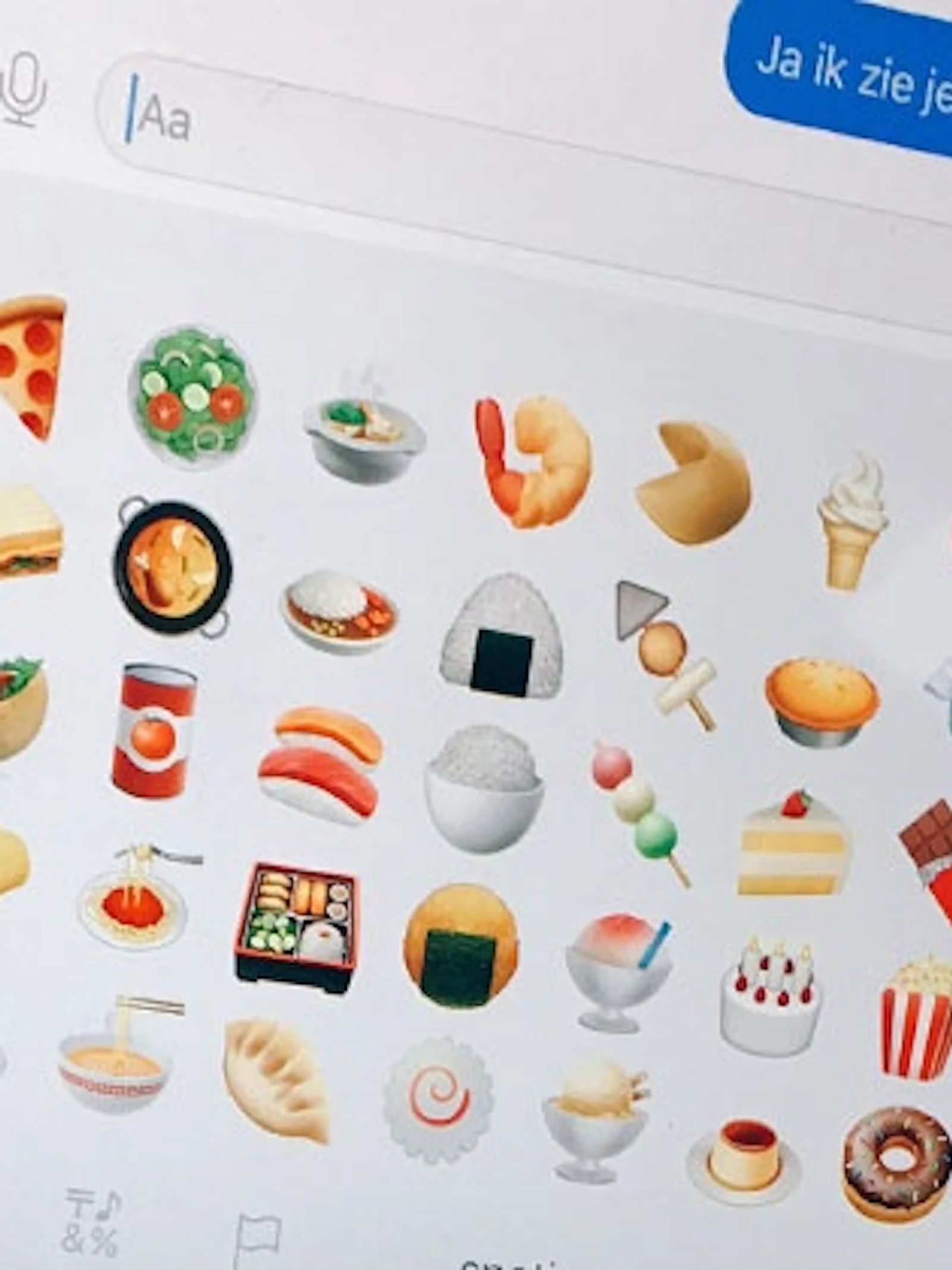 Vertel het met emojis