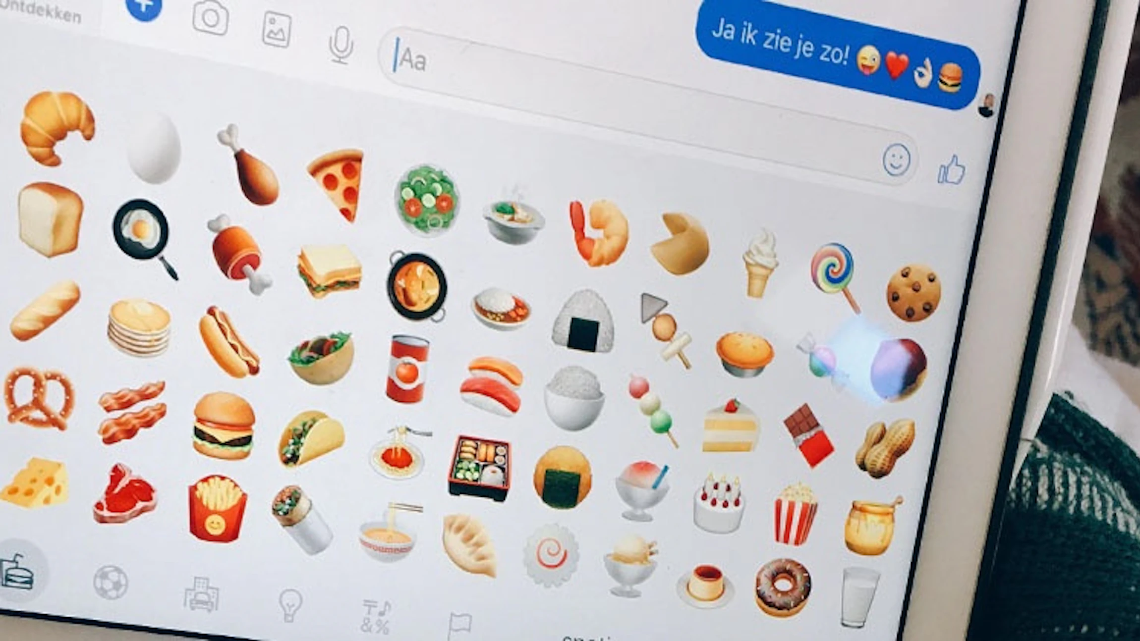Vertel het met emojis