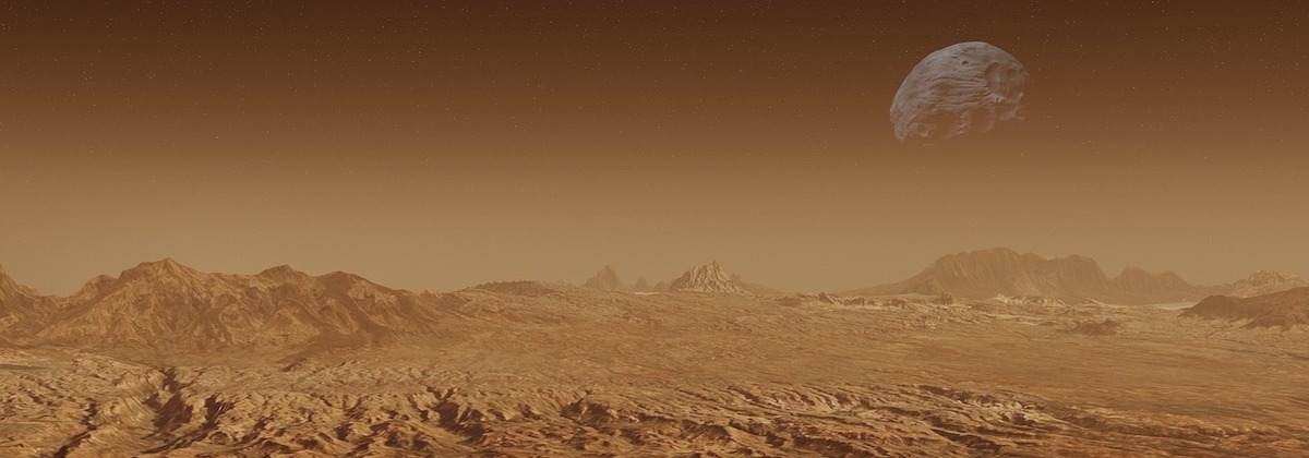 Zoek kraters op Mars