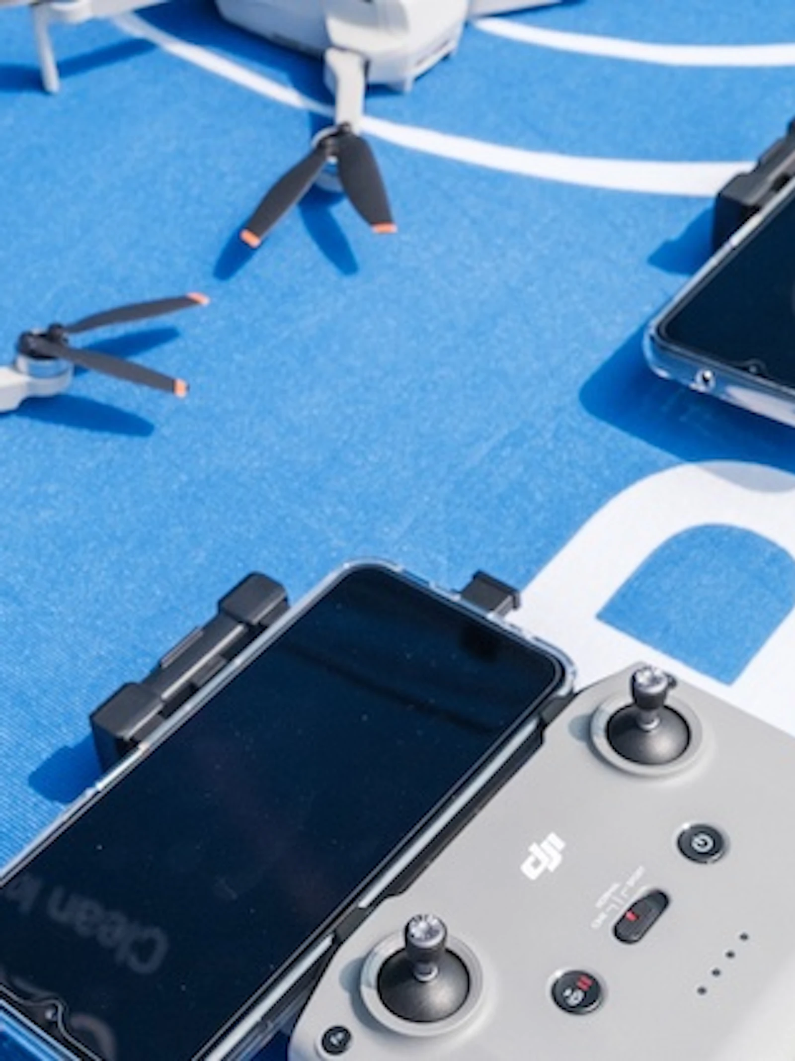 Spoor zwerfafval op met een drone
