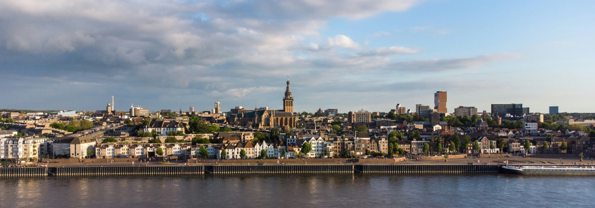 Meet de hitte in Nijmegen