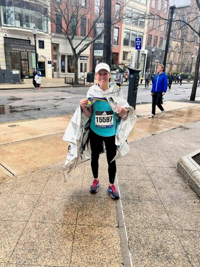 Doctor ran a marathon