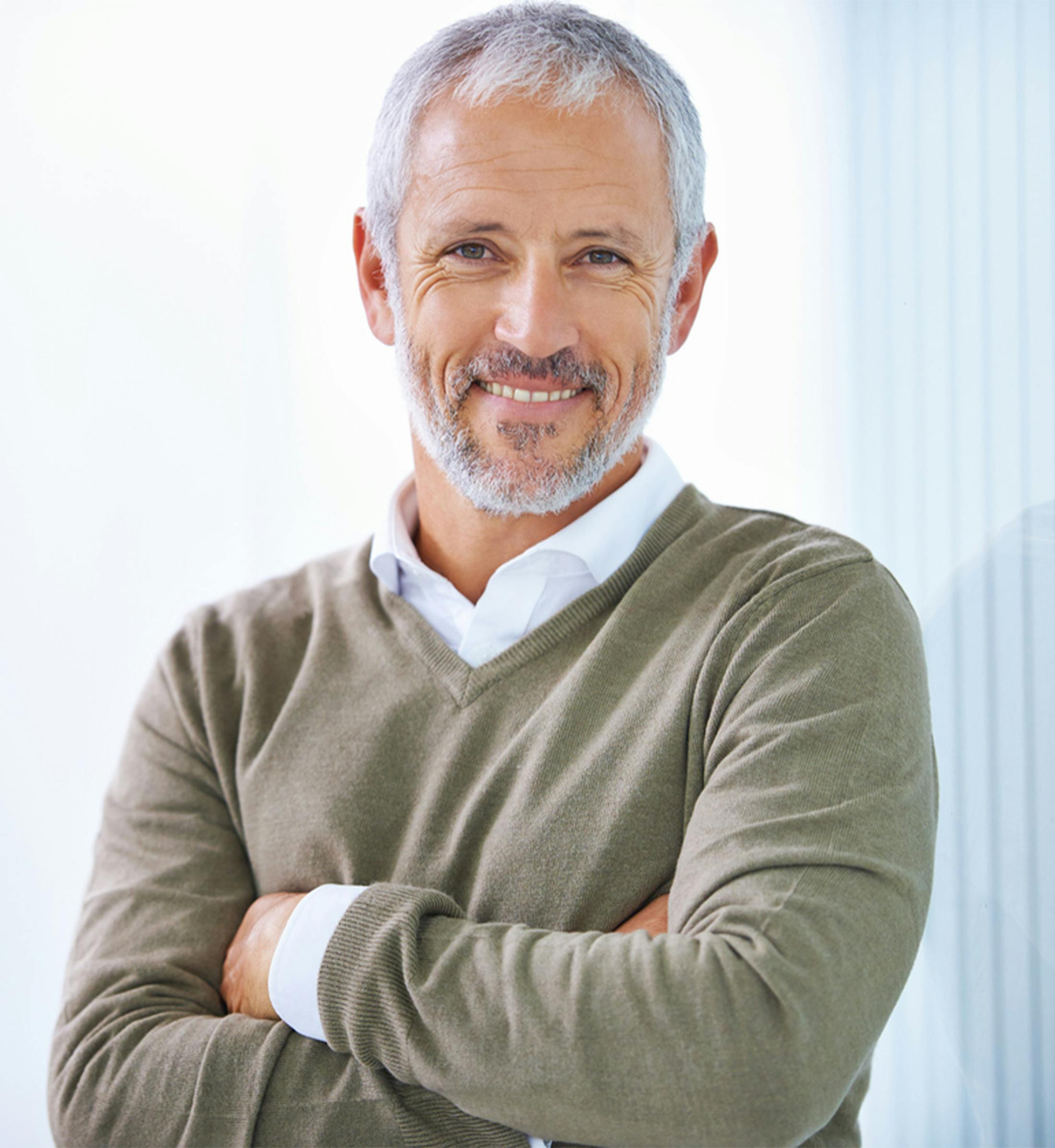 man smiling