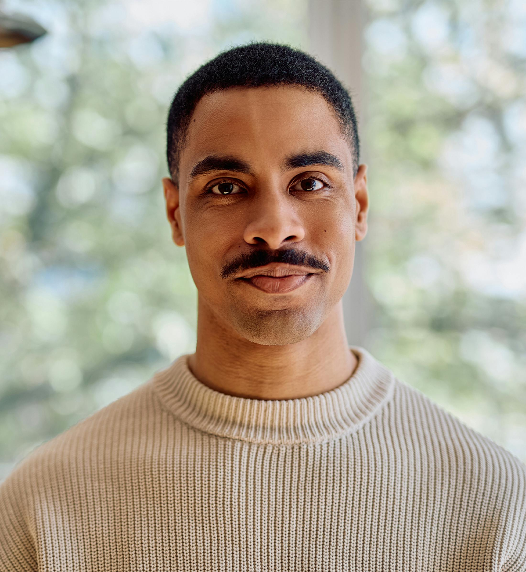 man smiling