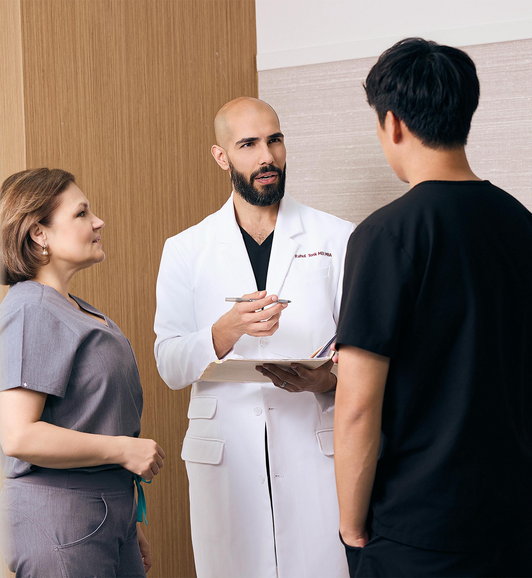 Doctors speaking