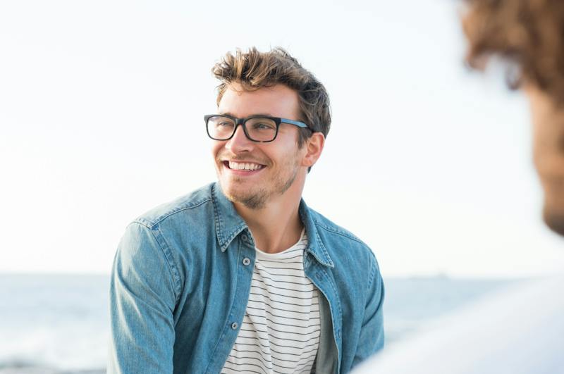 man in glasses
