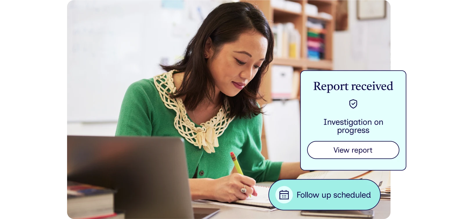 One report, every step tracked