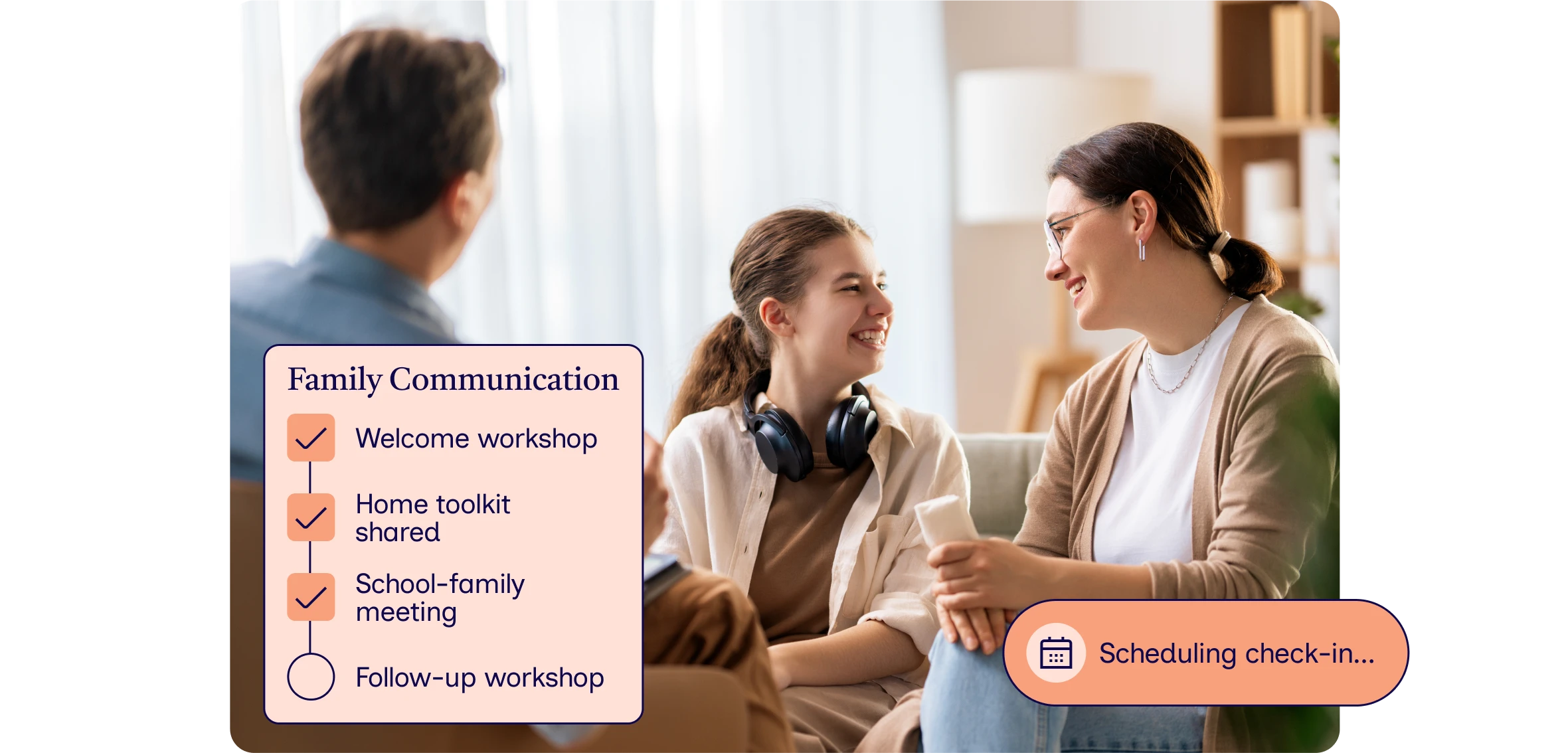 Strengthens the school-family partnership