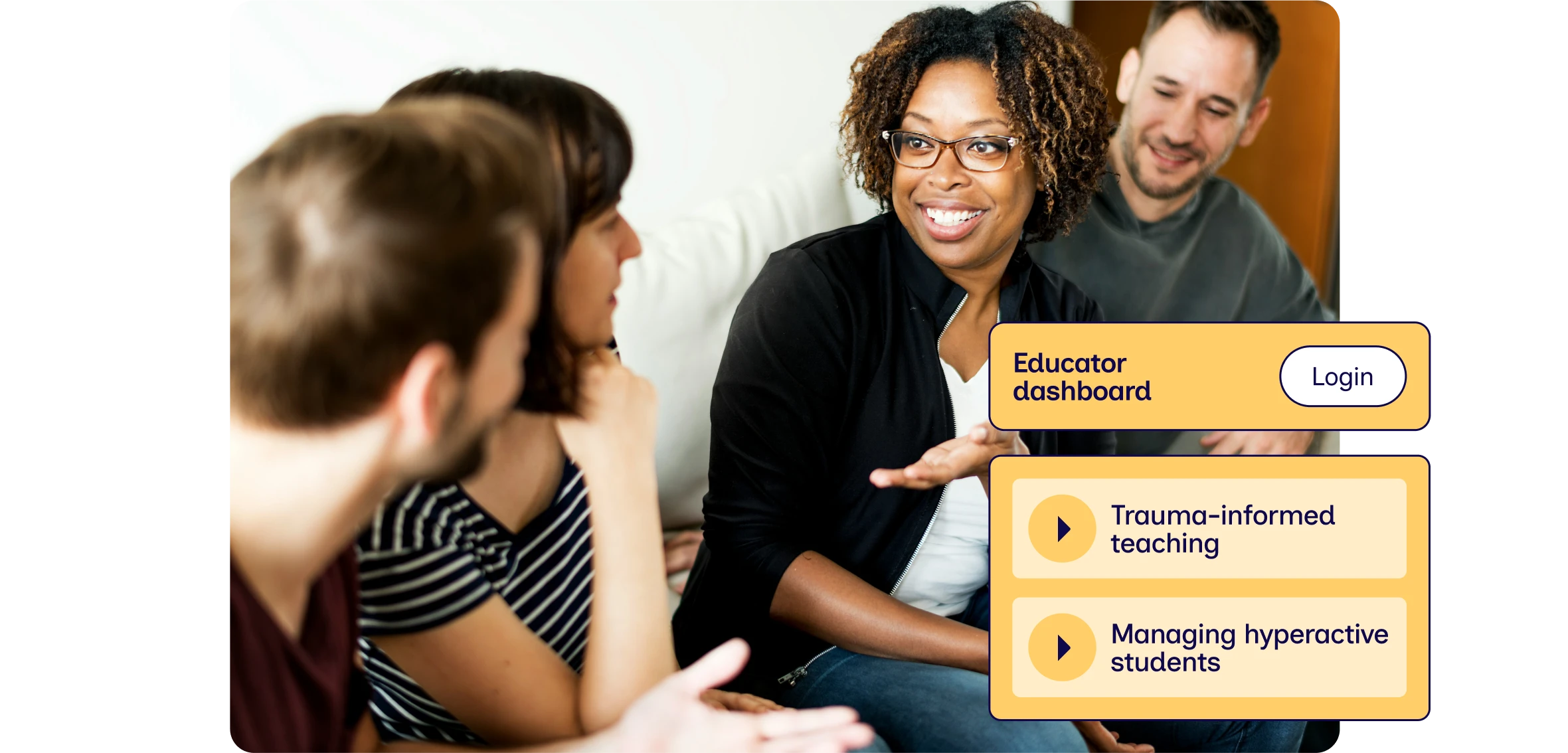 Tailored for educators or counselors