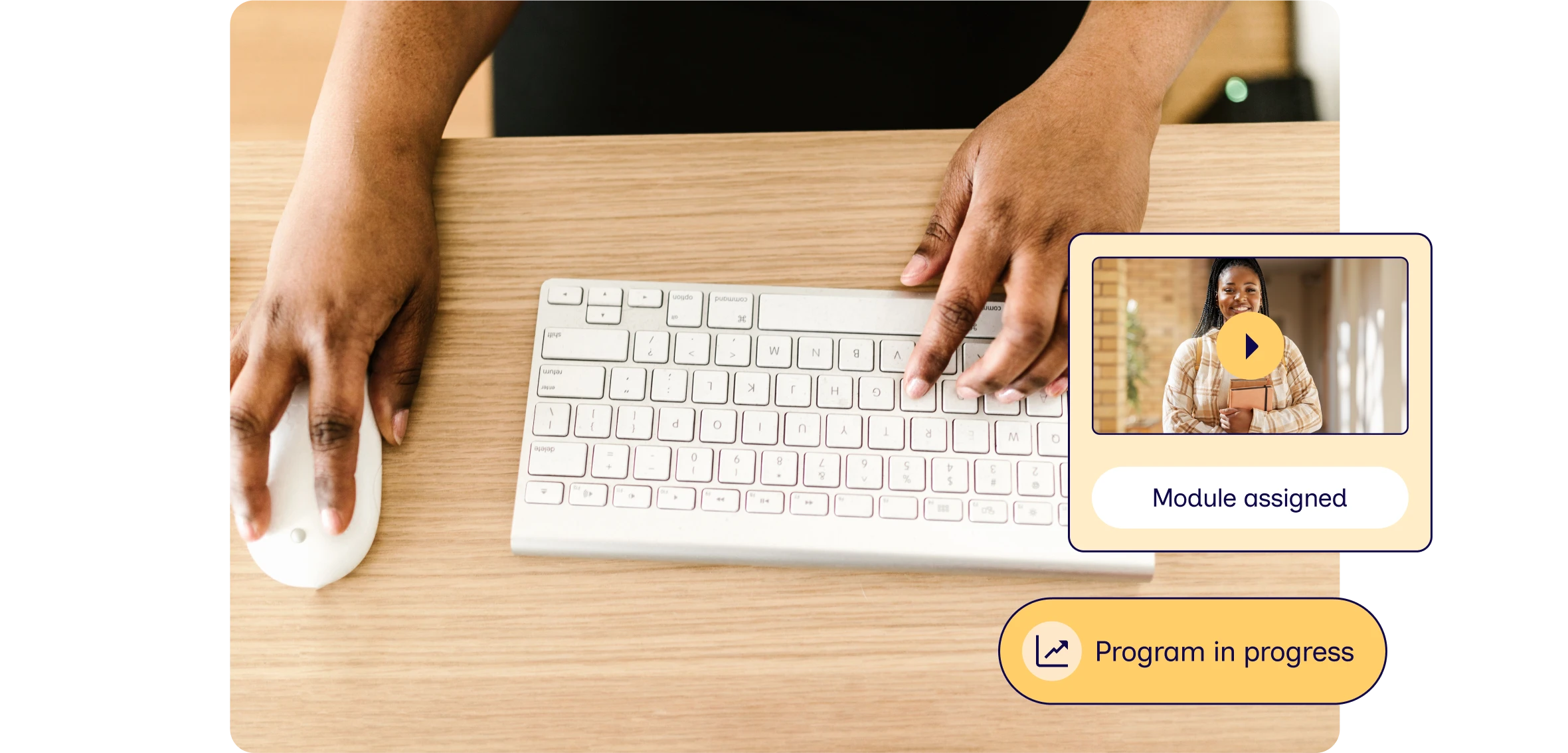 Assigned in a click, backed by a full program