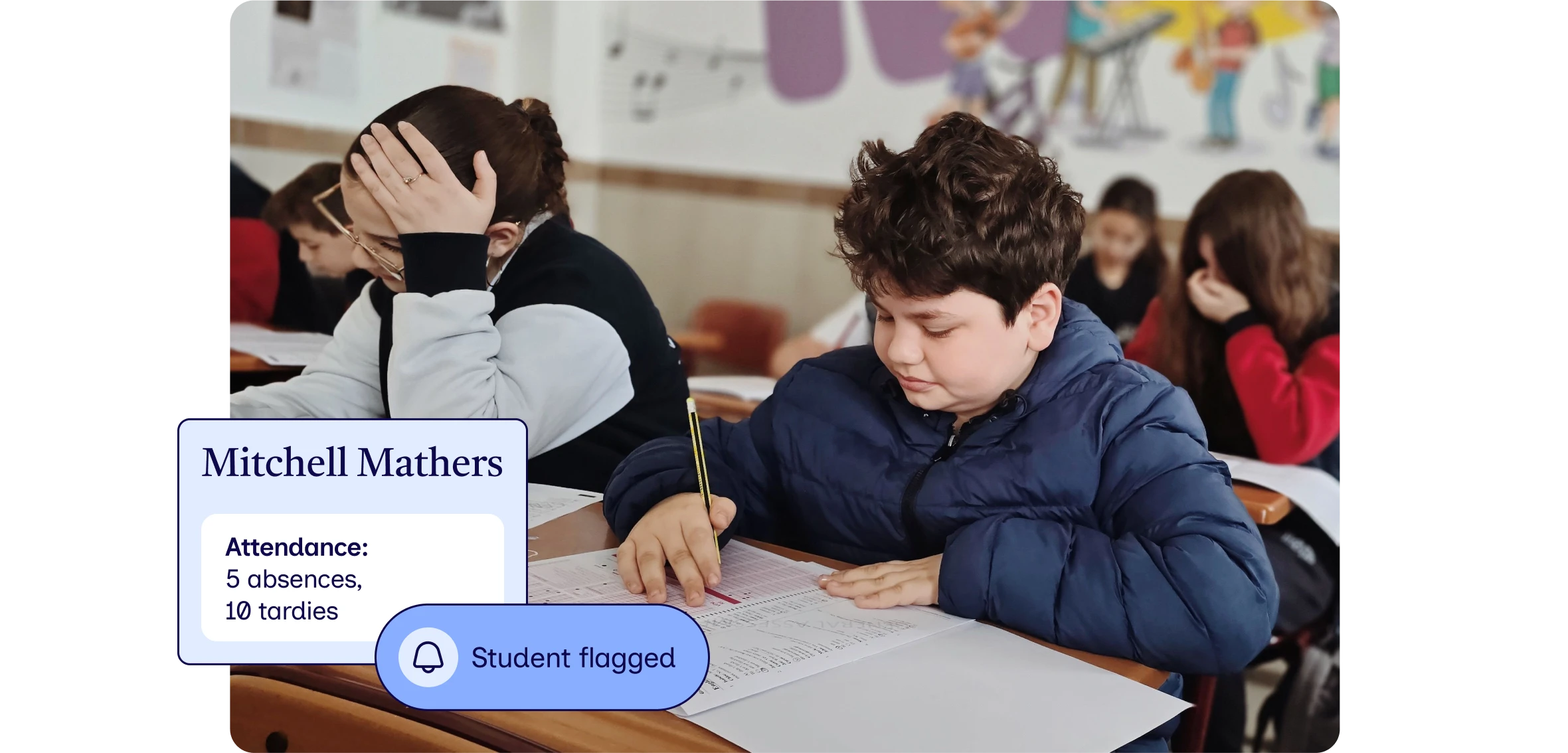 Attendance patterns caught in real time