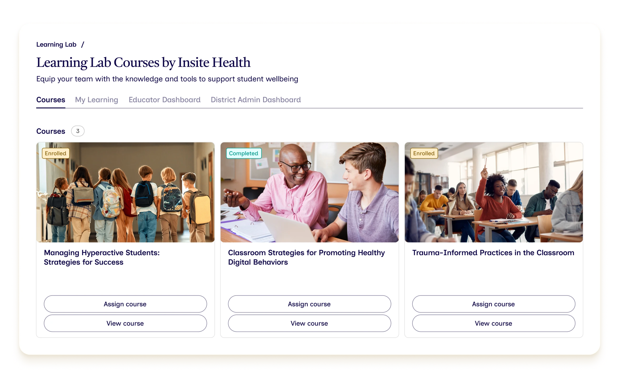 In-School Suspension (ISS) Success Program