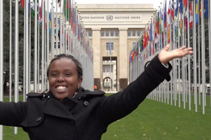 Keniaanse Emily (20) spreekt VN Mensenrechtenraad toe