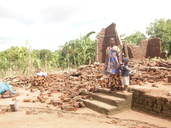 Veel huizen in Mozambique zijn verwoest door cycloon Idai 