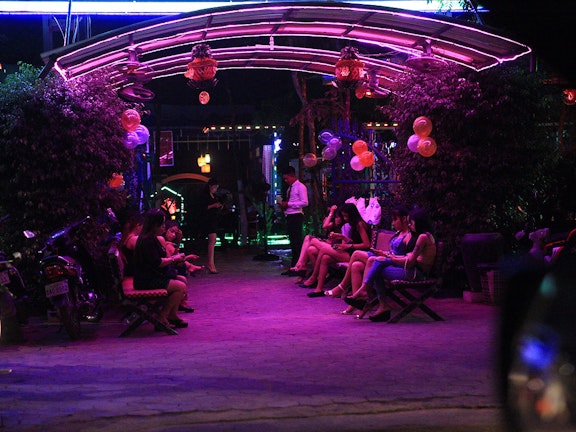 Een KTV bar in Cambodja