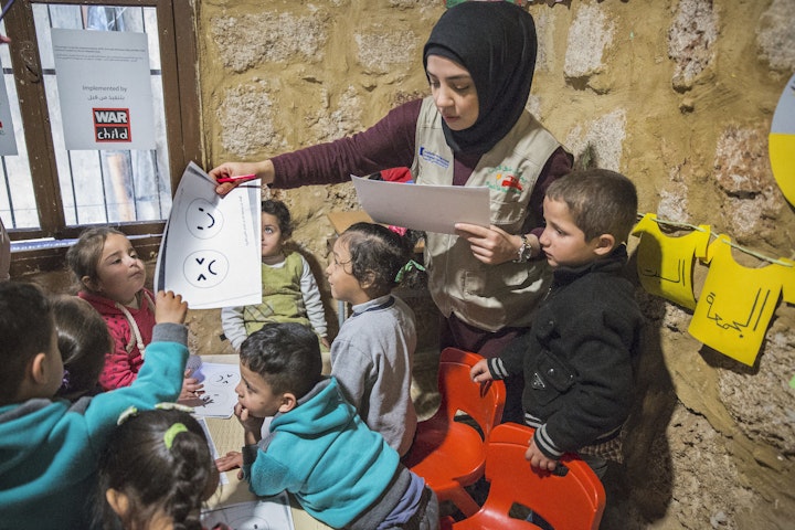 Onderwijs aan Syrische kinderen in Libanon