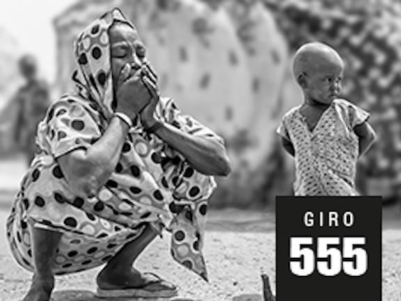 Giro555 start actie Help Slachtoffers Hongersnood Terre des Hommes noodhulp Zuid-Soedan