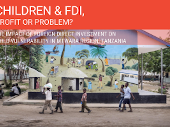 Baseline research report: The impact of Foreign Direct Investment on Child Vulnerability in Mtwara region, Tanzania