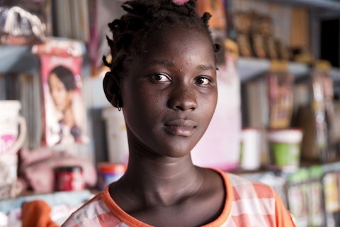 Girl in Uganda