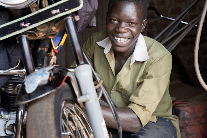 Erikzakeri (17 years) from Bugiri Uganda survived a pit collapsing accident