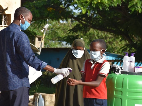 Handwashing instruction to prevent Covid-19