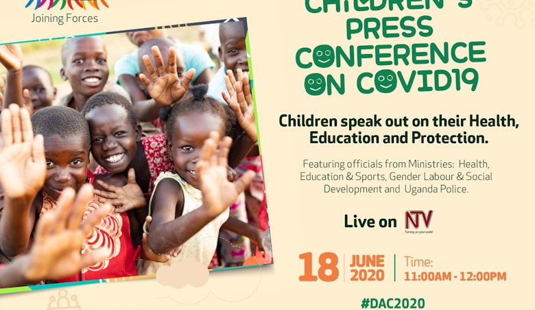 Children's press conference on COVID-19