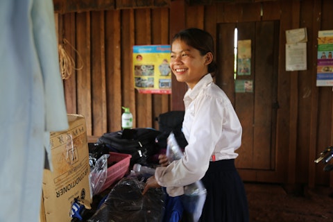 In Cambodja zijn de scholen weer geopend. 