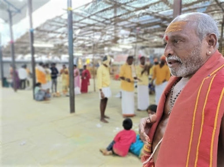 A priest from India 