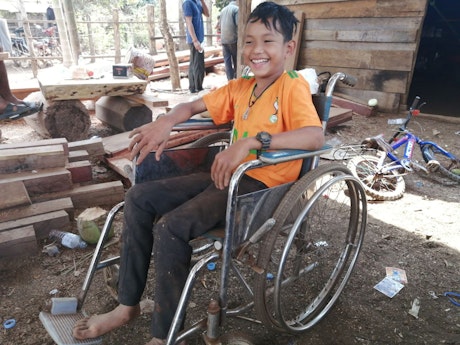 Vicheth, 15 years old boy from MDK, Cambodia 