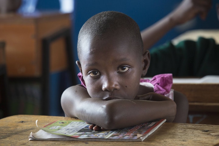 Kuria girl in the Masanga rescue centre, Tanzania