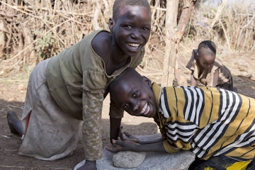Children in Napak district, Uganda