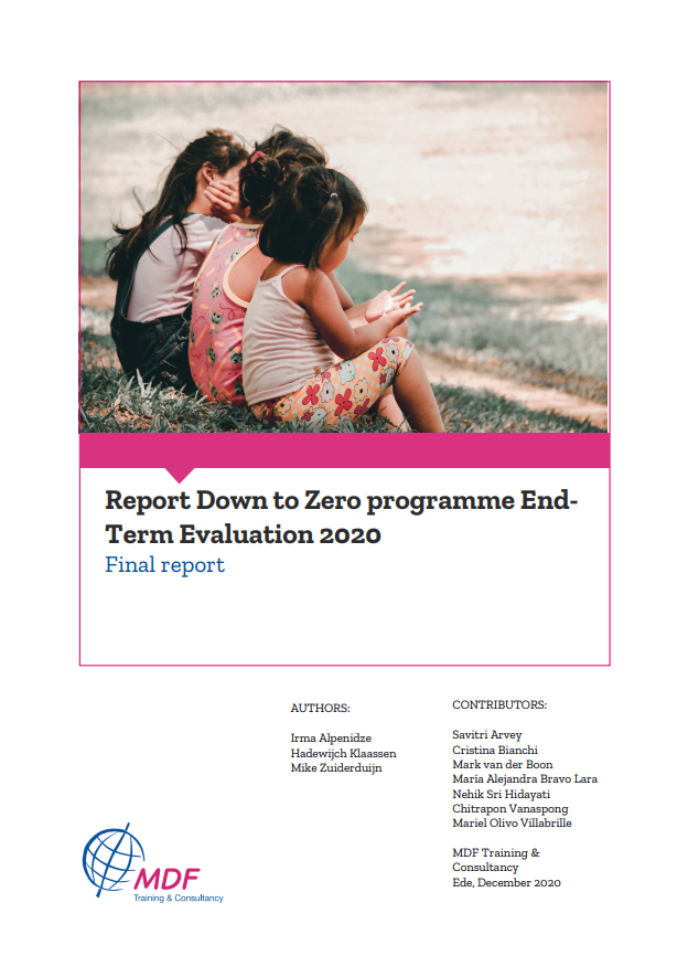 Report Down to Zero programme End Term Evaluation 2020